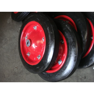 wheel barrow solid rubber tire